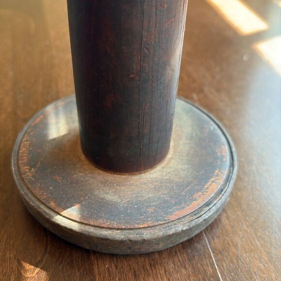 Vintage 9” Wooden Spool - Picture 3 of 5